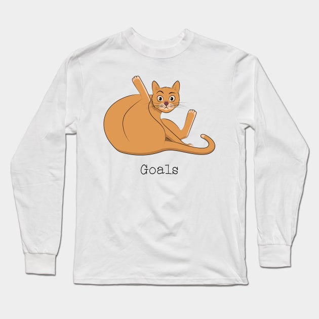 Goals Long Sleeve T-Shirt by CuriousCurios